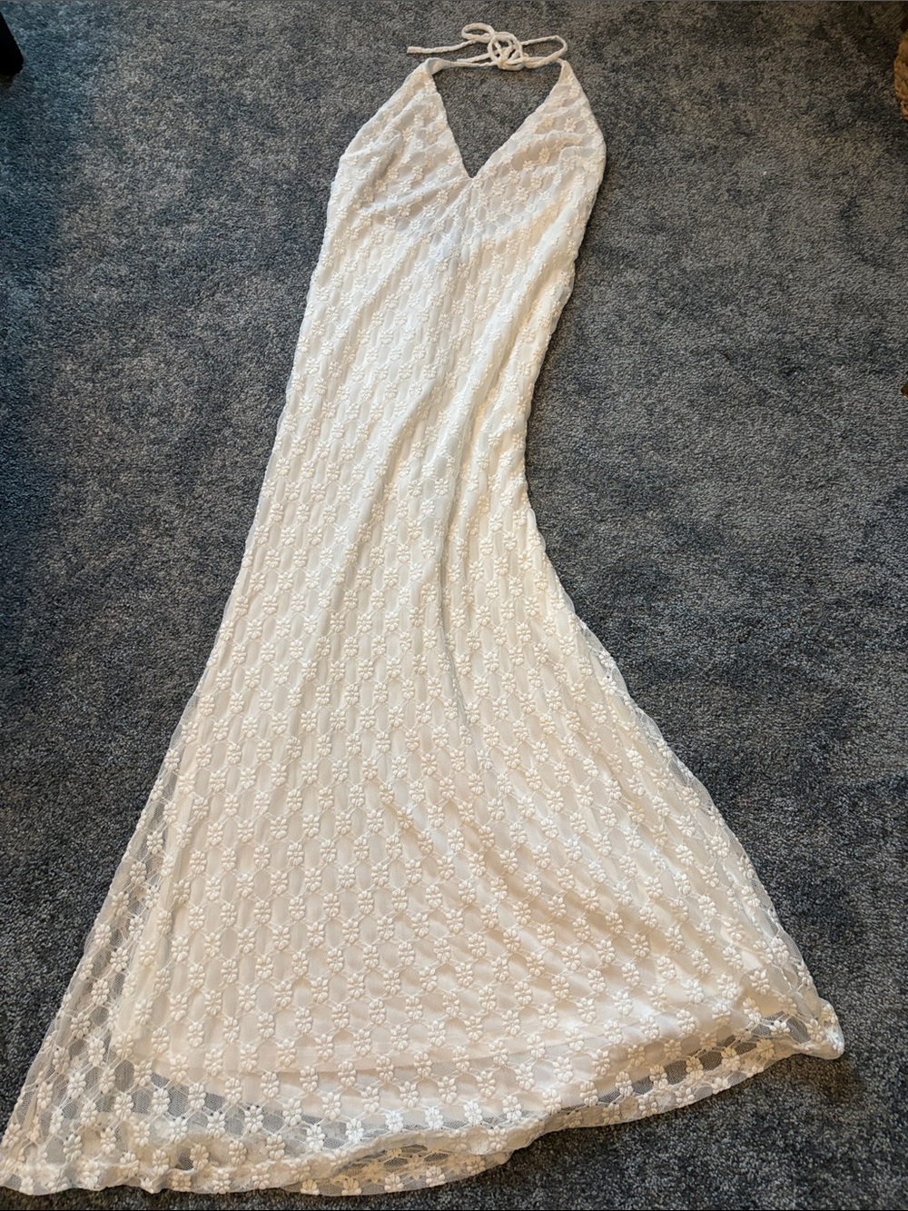 Gorgeous Bardot white maxi dress XL NWT